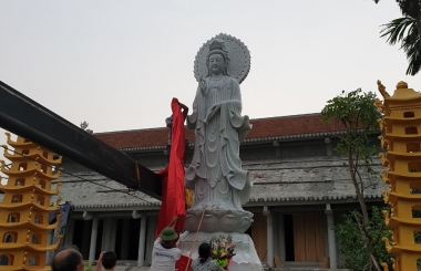 Dự án tượng Quan Âm 4.7 mét cho chùa Trúc Long Tự tại Hà Nam