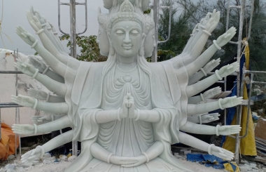 Dự án tượng Thiên Thủ  cao 4.5 mét chùa thầy Ngọc tại Ninh Chữ - Phan Rang