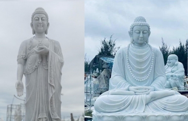 Phân biệt hình tượng Phật Thích Ca và Phật A Di Đà