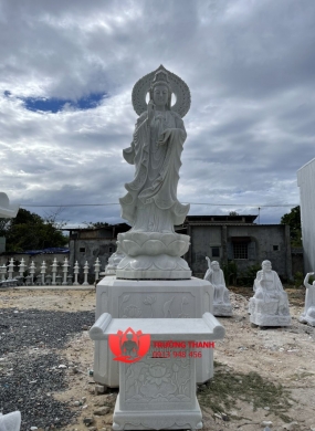 Tượng Phật Quan Âm Đứng Có Hào Quang - 0028