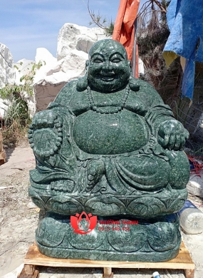 Tượng Phật Di Lặc Bằng Đá Ấn Độ - 0008