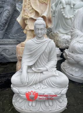 Tượng Phật Thích Ca Bằng Đá Tự Nhiên - 0034