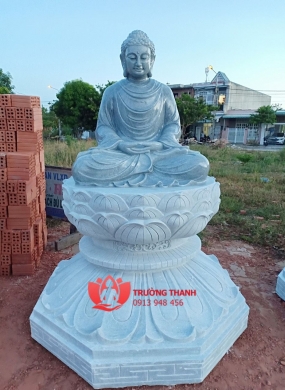 Tượng Phật Thích Ca Bằng Đá Xanh - 0056