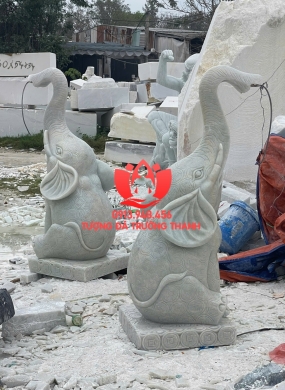 Tượng Voi Đá 013