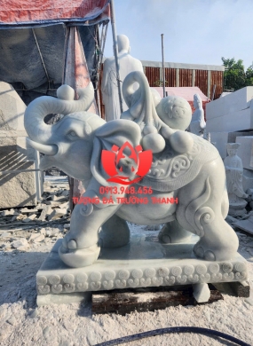Tượng Voi Đá 016