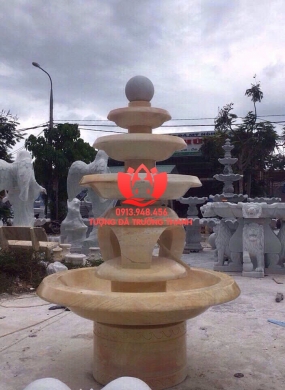 Mẫu đài nước 4-5 tầng bằng đá