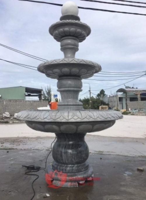 Đài nước sân vườn bằng đá tự nhiên điêu khắc