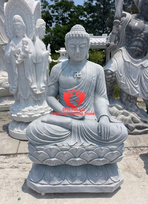 Tượng Dược Sư Bằng Đá - 012