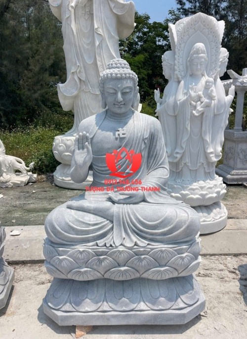 Tượng Dược Sư Bằng Đá - 016