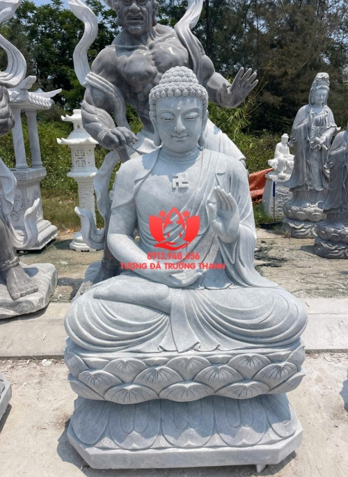 Tượng Dược Sư Bằng Đá - 017