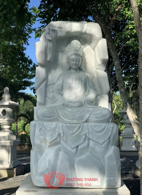 Tượng Đá Quan Âm Tự Tại - 0025