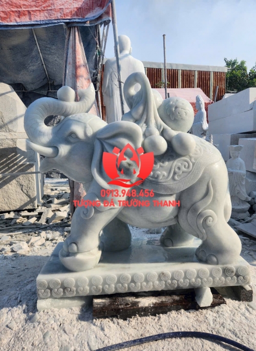 Tượng Voi Đá 016